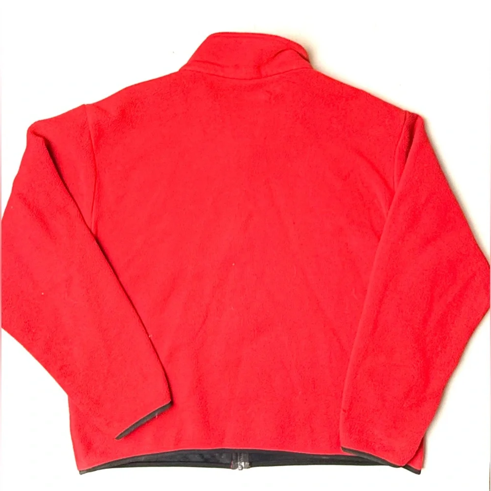Vintage Eastern Mountain Sports Jacket Men’s XL Red EMS Fleece Full Zip Logo‎